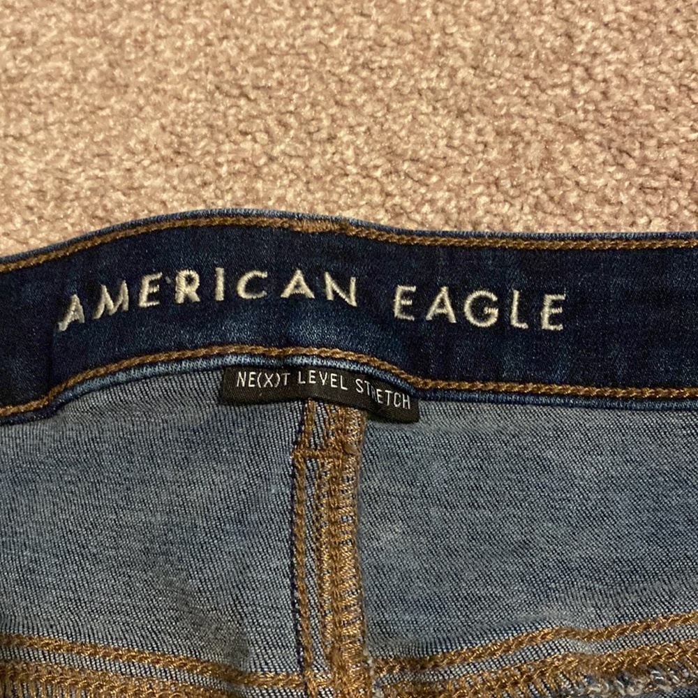 American Eagle Outfitters Dark Blue Jeggings - Picture 3 of 4